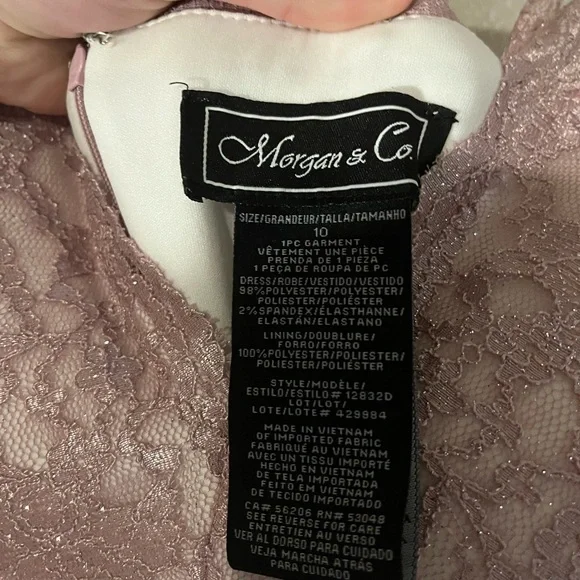 Morgan & Co. Strapless Sleeveless Gown - Picture 4 of 4